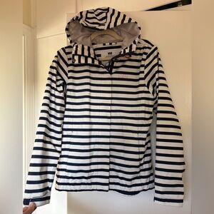 Helly Hansen Women's Striped Jacket - Blue and White